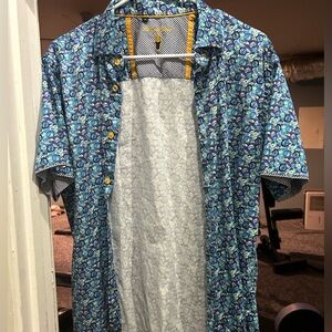 Visconti Black Short Sleeve Dress Shirt